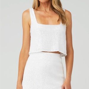 Show Me Your Mumu sequined tank top and skort